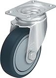 Blickle L-PATH 100K-12-FK Swivel Caster, 4 Wheel Diameter, 400 lb. Load Capacity by Blickle