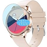 3枚 VacFun ブルーライトカット フィルム ， Unboxroom SW-V23P V23 1.3インチ スマートウォッチ smartwatch 向けの ブルーライトカットフィルム 保護フィルム 液晶保護フィルム（非 ガラスフィルム 強化ガラス ガラス ）