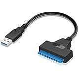 サムコス SATA USB 3.0 変換アダプター 2.5インチ SSD/HDD用 SATAケーブル 5Gbps 高速 SATA3 コンバーター USB3.0 2TB SSD/HDD 外付け 変換 コネクタ ハードディスク ポータブル