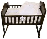 Baby Doll Bedding Royal Pique Crib Bedding Set Ecru [並行輸入品]