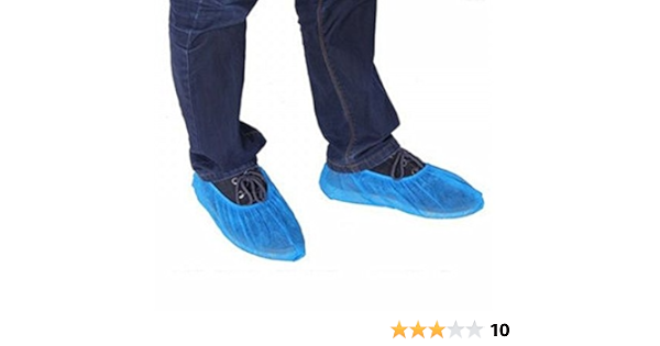 Amazon Co Jp 使い捨て靴カバー ビニール靴カバー 100枚 ホーム キッチン
