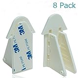 ベビープルーフ窓、クローゼット、シャワー、プール、パティオ、スライディングドア用のキーレススライドドアロック - すべてのベイビープラスボーナススライディングドアとウィンドウウェッジによる防護安全ロッ