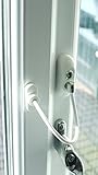 Canzak Window/Door Restrictor Cable Multiple Colors, White [並行輸入品]