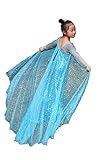 JoyBaby Frozen Elsa Dress より提出する雪の女王エルサ服はクリスマスやハロウィンとパーティー、ウェディングドレス等の場所で幅広く適用されでおります。 (130) [並行輸入品]