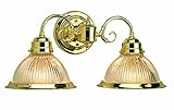High Quality 503029 Millbridge 2 Light Wall Light, Polished Brass