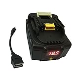18V 5.0Ah Aoyan互換 makita BL1830 BL1830USB BL1840 BL1850 マキタBL1830 BL1850 5000mAh LEDバッテリーランプがつけているし、