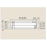 リンナイ　φ120×φ80給排気部材 FF 2重管用 【FFWP-12-300】直管（21-4558）【FFWP12300】　給湯器