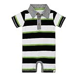 Burt 's Bees BabyベビーBoys ' Organic Cotton Polo Shortall US サイズ: XL カラー: グリーン