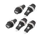 BULUSHI AC125v×15 10―12 mmの糸パネル搭載5x20mmヒューズのためのヒューズホルダー 10PCS