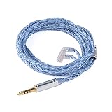 【2022新版】TRIPOWIN Zonie 16 コアー銀メッキケーブル＆SPCHIFIイヤホンアップグレードケーブル (4.4mm-QDC, Blue)