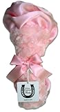 Max Daniel Baby Rosebuds and Satin Security Blanket - Solid Pink by Max Daniel Designs