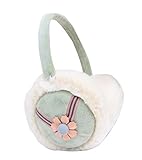 かわいいウサギの子供イヤーマフ耐久性に優れた冬の赤ん坊の耳介はPlushFuchsiaを暖かく保ちます