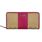 (コーチ) COACHラウンドファスナー長財布 F43439 ラグジュアリー シグネチャー PVC レザー [アウトレット品] [並行輸入品]