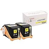 インクのチップス エプソン用 LPC3T35互換トナーカートリッジ 重合パウダー（ケミカルパウダー）採用 イエロー×2セット (イエロー ) 対応機種：LP-S6160 / LP-S6160C0 / LP-S6160R1 / LP-S6160R2 / LP-S616C8 / LP-S616C9