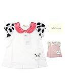 【子供服】 kids zoo (キッズズー) 動物ポシェットアップリケ付チュニックTシャツ 70cm～95cm W44323