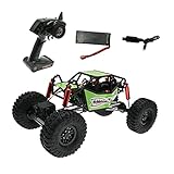 35km/h高速1/10レーシングRCカーオフロードクローラー車両, 緑