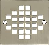 4 - 1 / 4 " OD square Heavy鍛造真鍮シャワーStrainer with 3 - 3 / 8 "ネジ穴 ARSSC338SN