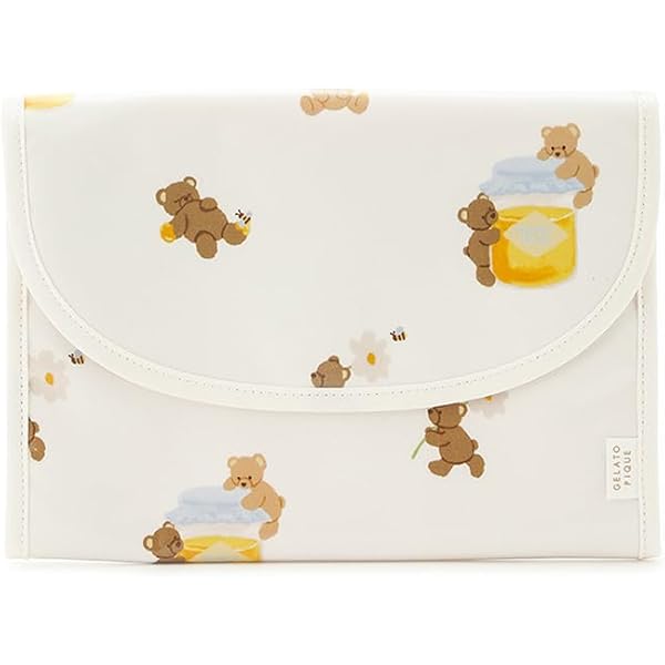 残り1セット　ジェラートピケ　おむつポーチ　母子手帳　クリスマス限定　ベア　くま Amazon.co.jp: [GELATO PIQUE] ジェラートピケ はちみつベア柄
