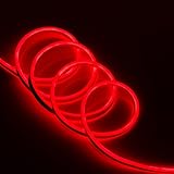 WYZworksレッド柔軟な防水ソフトダブルサイドLEDネオンロープライトストリップバー Red 50FT LED-FLEX-2SD-RED-50FT