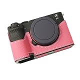 対応 Sony ソニー A7C Mark II α7C2 α7CR A7CR 専用 カメラケース カメラカバー カメラバッグ 本革 【Iborrys 純手作】銀付牛革本体+メタルベースプレート 2-in-1デザイン (レトログリーン)