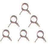 25パック1/4「燃料ラインクランプフィッティング1/2」ホースユニバーサルスプリング作用クランプ