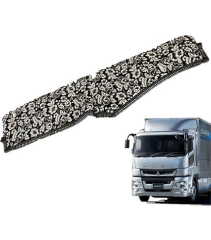 Amazon | 金華山 チンチラ ダッシュマット ブラック 三菱ふそう 17