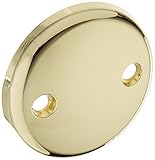 Jones Stephens T08013 2-Hole Polished Brass Faceplate with 2 Screws [並行輸入品]