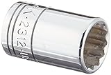 SK Hand Tool 2312 12 Point 12mm Standard Drive Socket, 3/8-Inch, Chrome [並行輸入品]