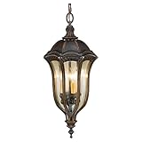 Feiss OL6012WAL 4-Bulb Outdoor Wall Lantern, Walnut Finish [並行輸入品]