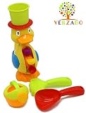 VERZABO Bathtub Fountain Whale bath toy set for 12 months plus babies with draining cans [並行輸入品]