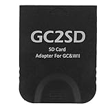 GC2SD マイクロ SD カード アダプター リーダー ゲームキューブ Wii 用 マイクロ ストレージ カード アダプター プロフェッショナル カード リーダー アダプター ゲーム コンソール マイクロ ストレージ カード アダプター プラグ アンド プレイ (白)