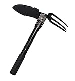 【折りたたみミニスコップ】スコップとクワの2WAY仕様