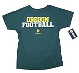 Oregon Ducks Football Kids Large 14 / 16半袖NCAA本物のパフォーマンスシャツ