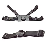 Perfk チェストストラップボディベルト　ヘルメットストラップマウントヘッドベルト　GoPro4S / 4/3 + / 3 SJCAMに対応　調整可能