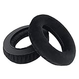 Chic Tuant イヤーパッド for Sennheiser (ゼンハイザー) HD545 HD565 HD580 HD600 HD650 ゲーミングヘッドセット に対応 交換用 ヘッドホンパッド イヤークッション メモリーフォーム(ブラック) (ベロア)