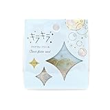 ワールドクラフト シール キラキラクリアフレークシール ゴールド箔 Bubble KFS-003