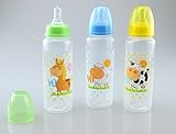 Baby Bottles Farm Animal 150ml / 250ml Feeding Silicone Teat BPA Free by First Steps