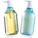 LUFT(ルフト) シャンプー トリートメント セット 本体 さらさらスムースタイプ 各500mL 心和らぐフローラルの香り するんとなめらか PPT美容液 アミノ酸シャンプー ケア&デザイン 大容量