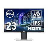 【整備済み品】 Dell プロフェッショナルシリーズ P2319H / 23インチ IPS ワイド モニター/Full HD（1920 x 1080） / 映像入力:VGA、DP、HDMI/高さ調整、スイベル、ピボット、 チルト対応/DPケーブル付属