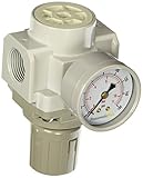 PneumaticPlus SAR4000M-N06BG Air Pressure Regulator 3/4" NPT with Gauge & Bracket [並行輸入品]