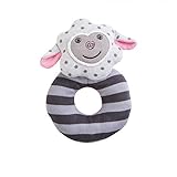 Organic Farm Buddies Plush Rattle Dreamy Sheep by Organic Farm Buddies