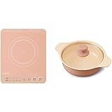 【セット買い】アイリスオーヤマ IHコンロ 1000W 卓上 デザイン IHK-T38-P ピンク + IHコンロ鍋セット鍋単品 20cm IHKPーP20-P ピンク