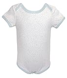 Stephan Baby All-in-One Diaper Cover with Blue Trim, Little Lamb Pin-Dot, Newborn by Stephan Baby