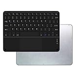 【E-COAST】For TABWEE T90 / W90 / T80 / T20 / K10 キーボード TABWEE タブレット 10インチ~11インチ タブレッド 対応 Bluetooth キーボード タッチパッド付き 無線 静音 薄型 軽量 Bluetooth キーボー(ブラック)