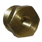 LASCO 17-9253 3/4-Inch Male Pipe Thread by 1/8-Inch Female Pipe Thread Brass Hex Bushing [並行輸入品]