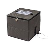 サンワダイレクト 宅配ボックス 簡易固定 軽量 折りたたみ可能 印鑑ケース付 盗難防止ワイヤー 鍵付 50リットル 300-DLBOX008