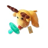 iZiv幼児おしゃぶり - ユニセックスベビー用のソフトぬいぐるみおもちゃ（鹿）