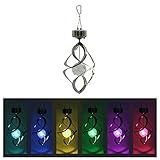 ソーラー風鈴ライト led ソーラーライト 屋外 自動点灯 自動変色 防水 取り付け簡単 省エネ 飾り 玄関 ガーデン 庭園