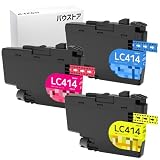 バウストア Brother LC414C LC414M LC414Y シアン・マゼンタ・イエロー 3個 互換インクカートリッジ