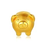 Mabelle 24 Kゴールド赤ちゃんFortune低刺激性チャームブレスレット6インチ、ギフト新生児の男の子と女の子 ゴールド